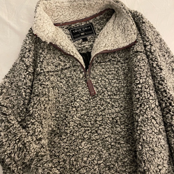 True Grit Sherpa Quarter Zip - Picture 2 of 2